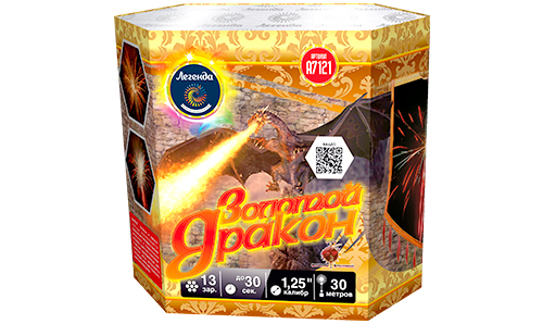  Батарея салютов Золотой дракон  в Костомукше